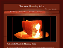 Tablet Screenshot of charlottemunningraku.com